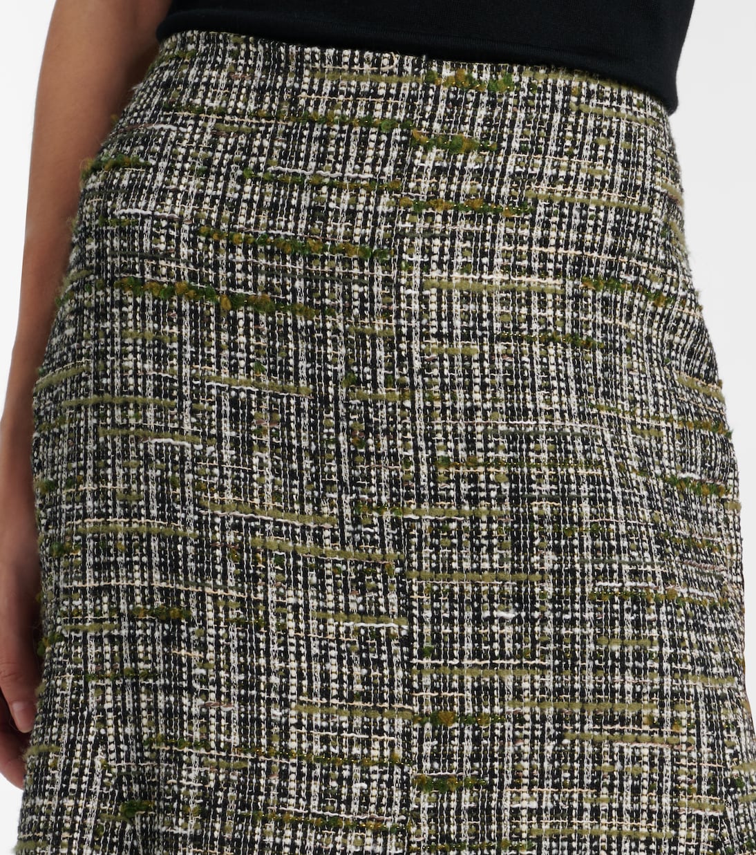 Midirock aus Tweed | Erdem