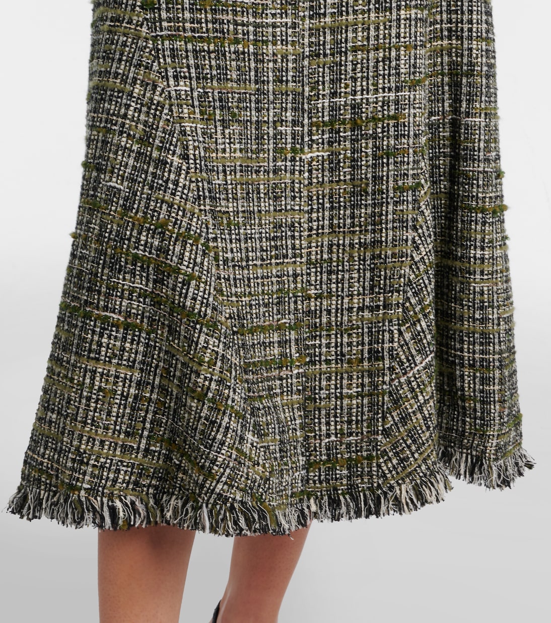 Midirock aus Tweed | Erdem