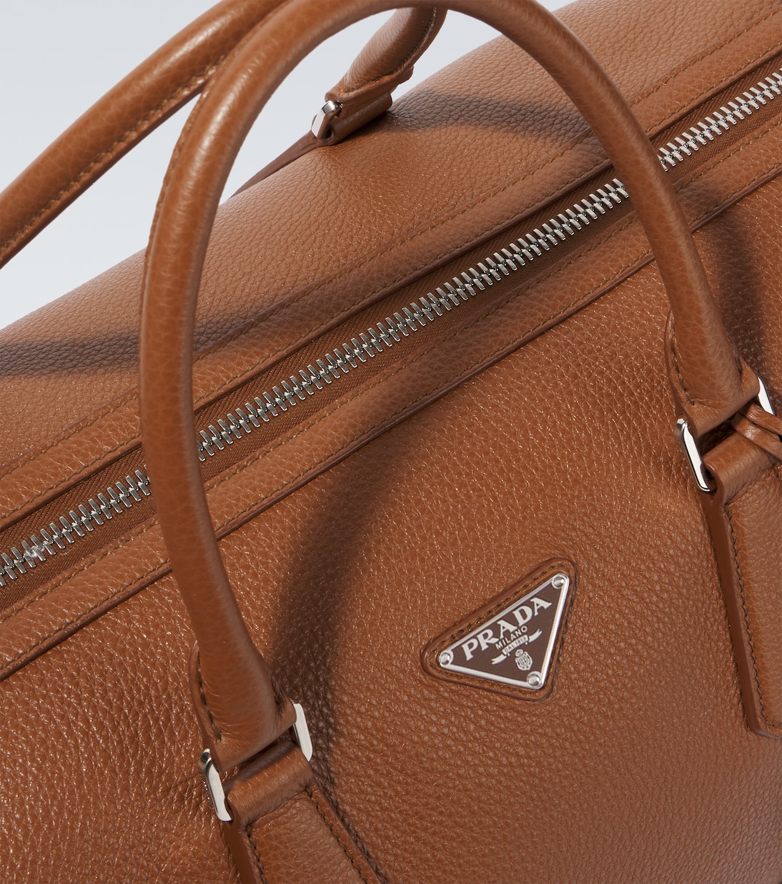 Leather duffel bag | Prada