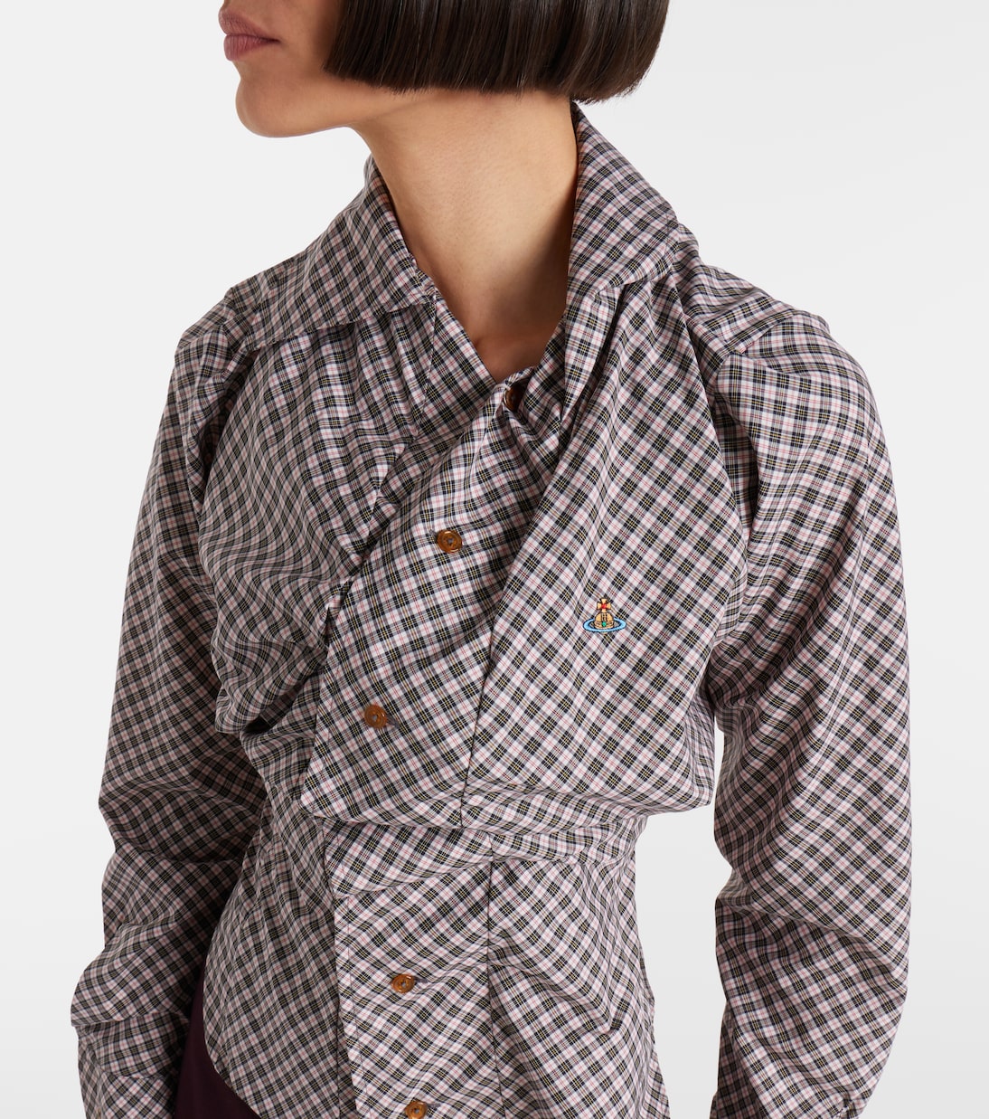 Drunken gathered cotton shirt | Vivienne Westwood
