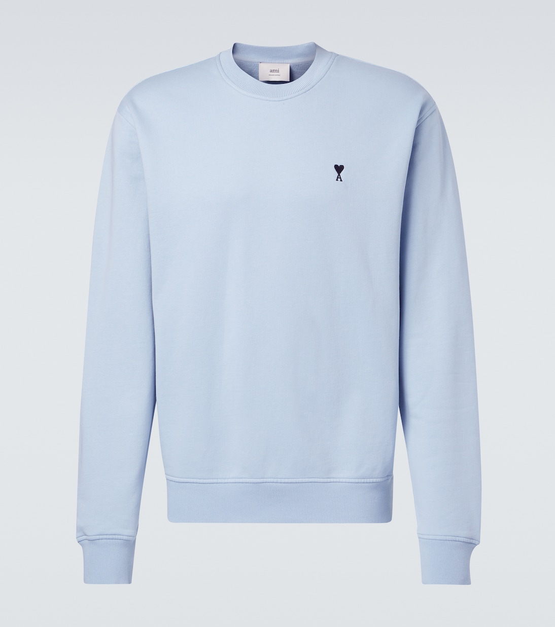 Embroidered cotton sweater | Ami Paris