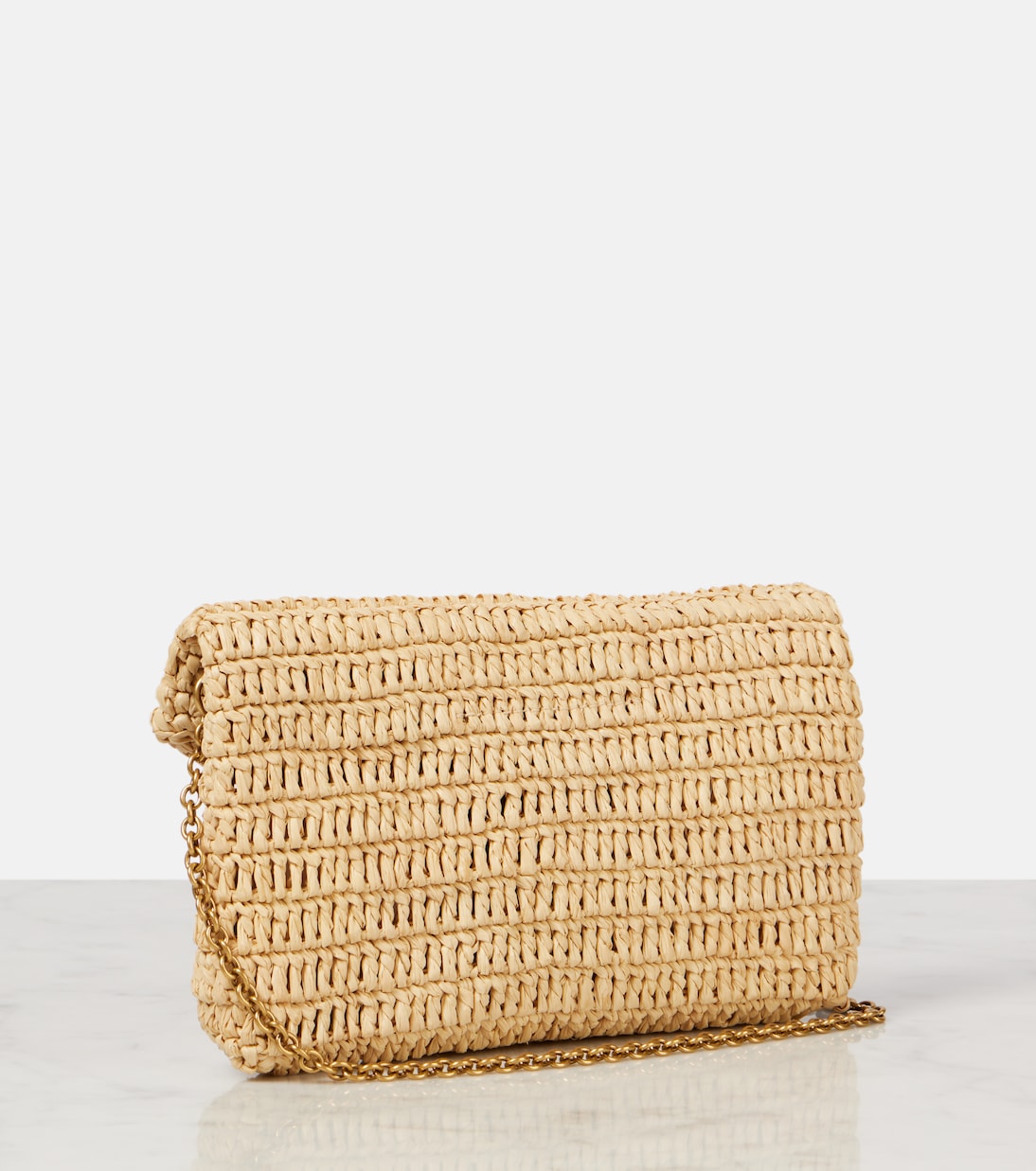 Tasche Cassandre Mini aus Raffiabast | Saint Laurent