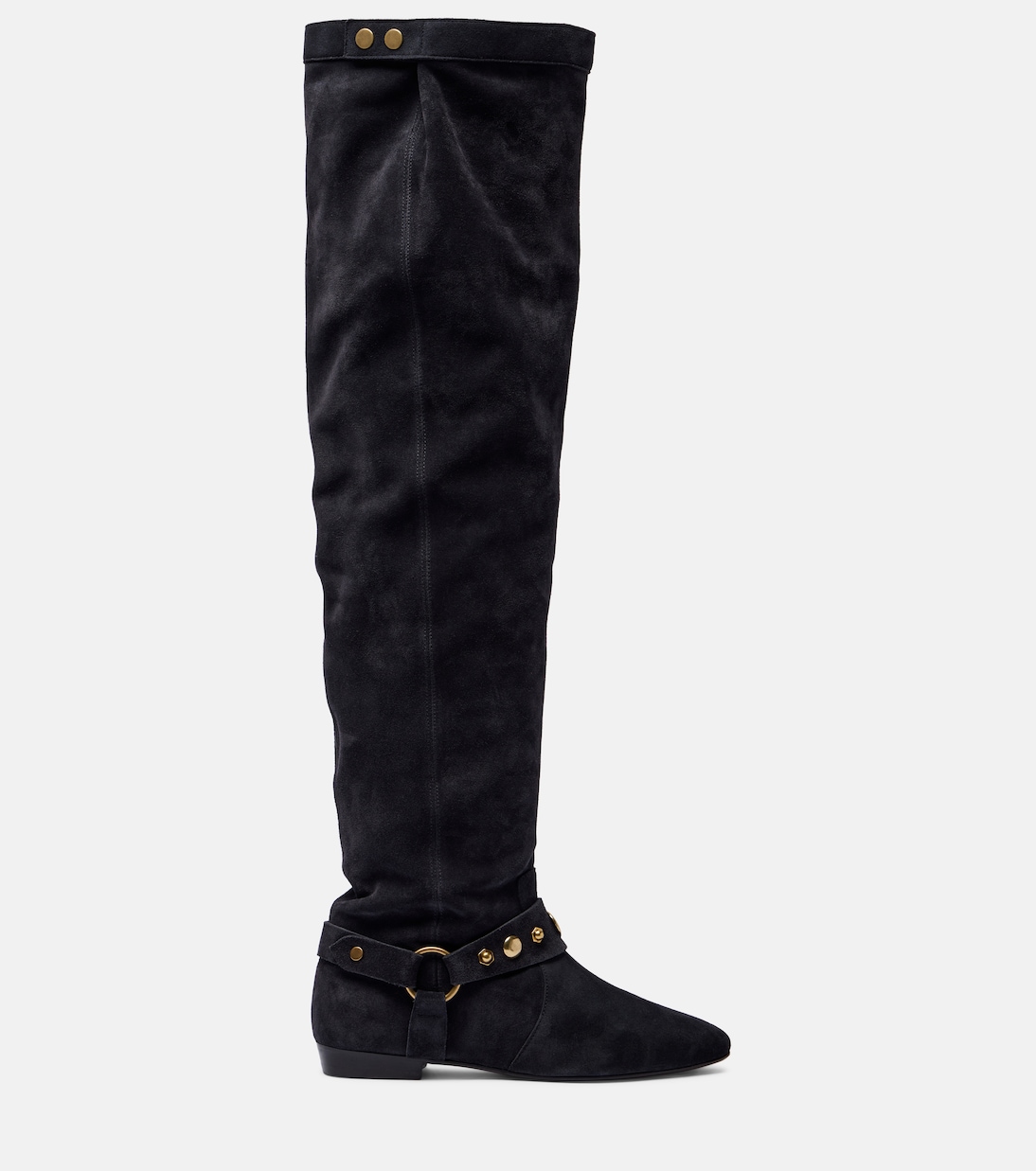 Overknee-Stiefel Selize aus Veloursleder | Isabel Marant
