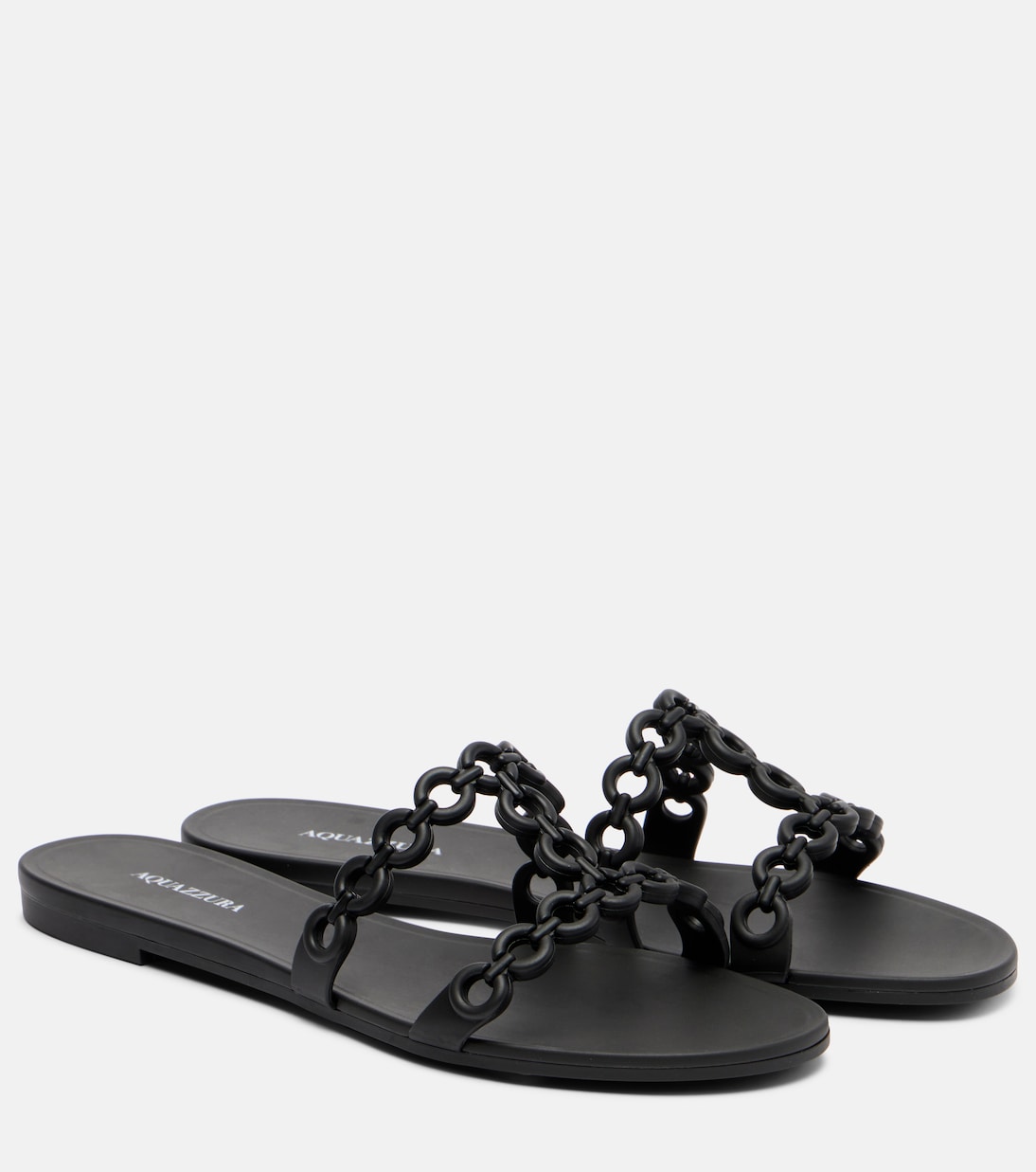 Mules Infinity Chain Jelly | Aquazzura