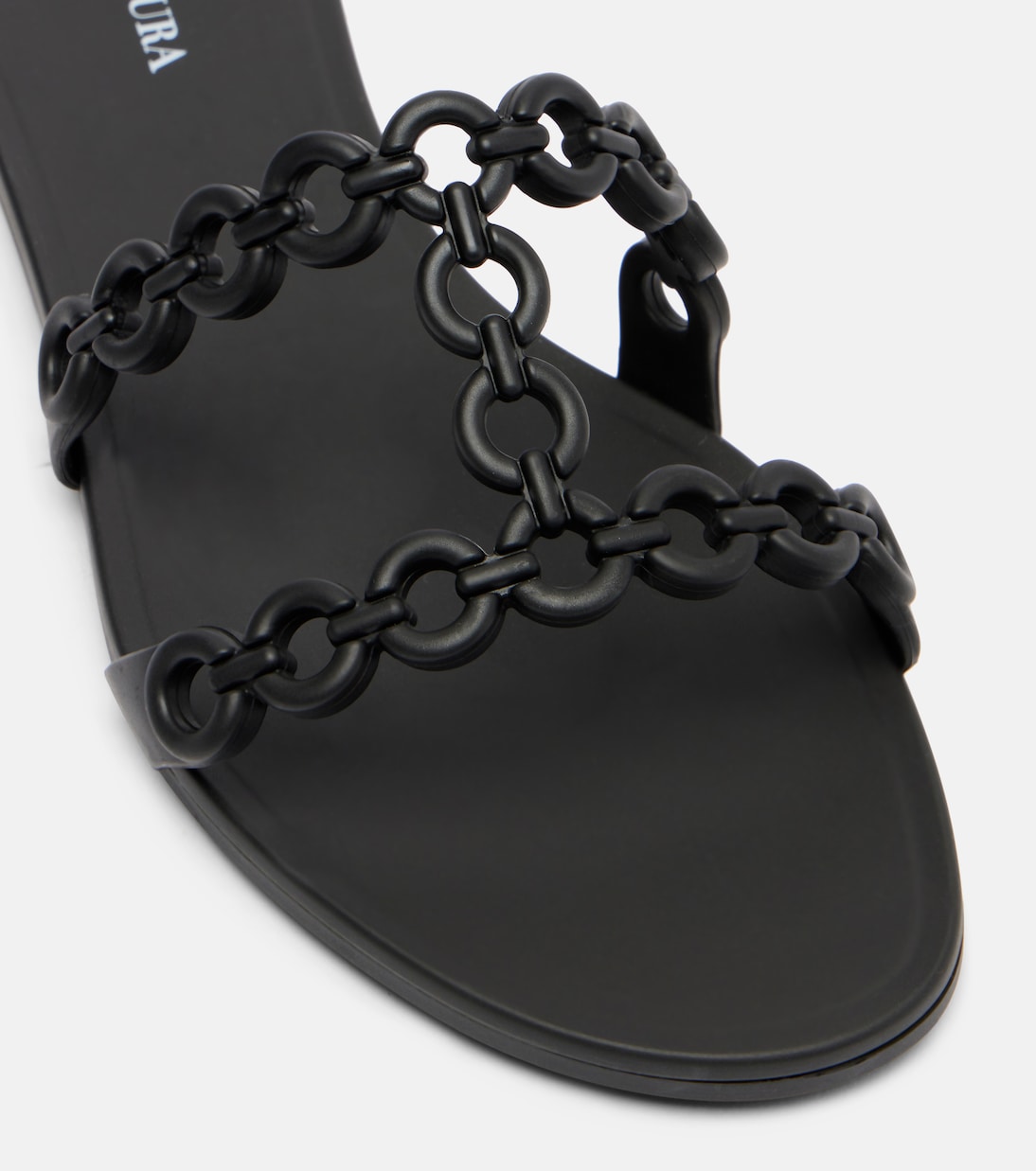 Mules Infinity Chain Jelly | Aquazzura