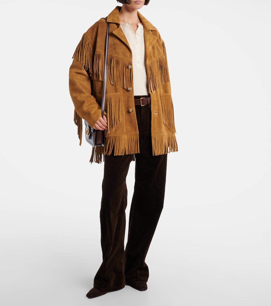Fringed suede jacket  | Polo Ralph Lauren