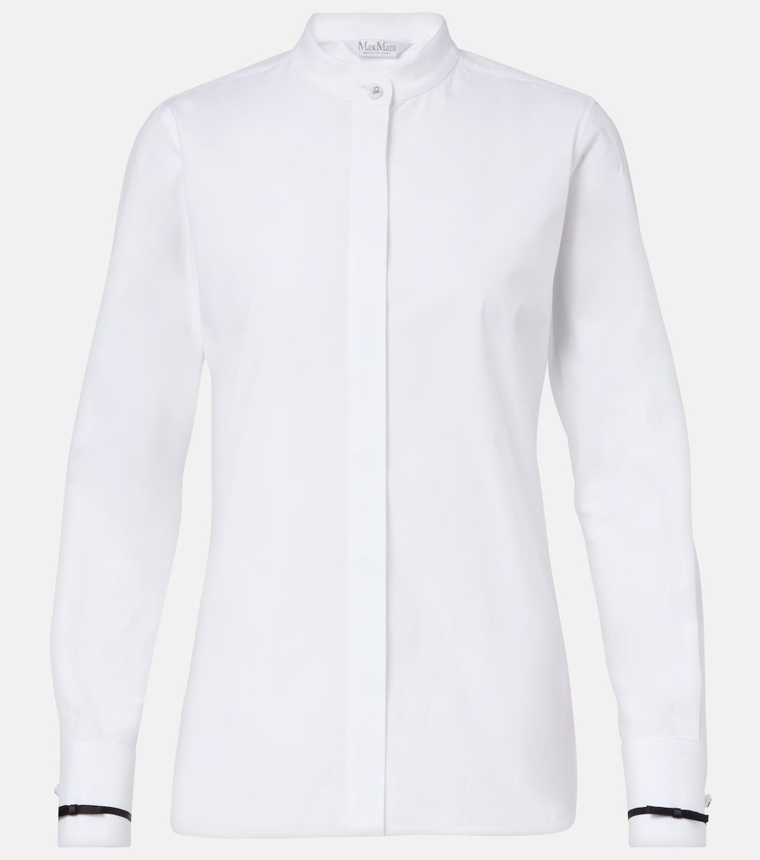 Camisa Otranto de popelín en mezcla de algodón | Max Mara