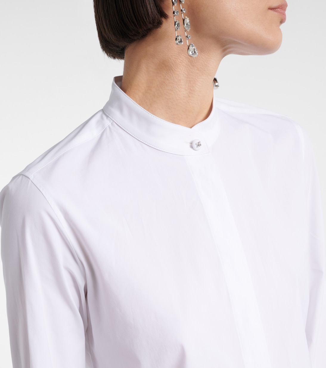 Camisa Otranto de popelín en mezcla de algodón | Max Mara