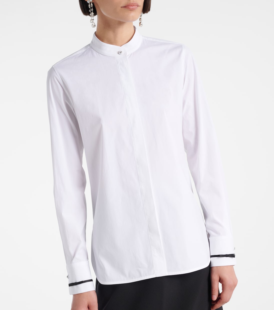Camisa Otranto de popelín en mezcla de algodón | Max Mara