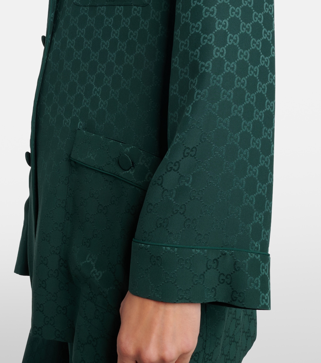 GG 실크 셔츠 | Gucci