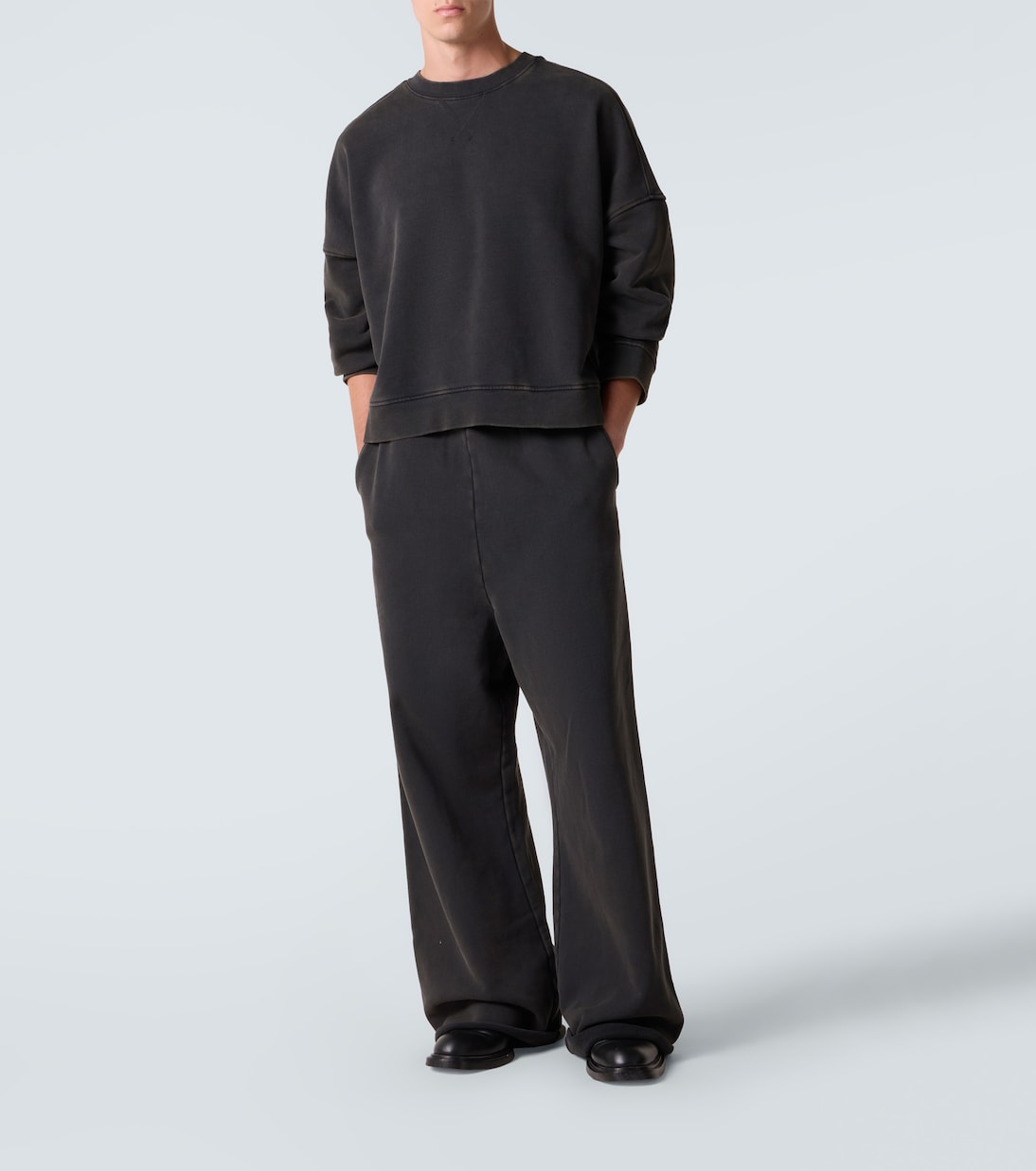 Cotton wide-leg sweatpants | Entire Studios