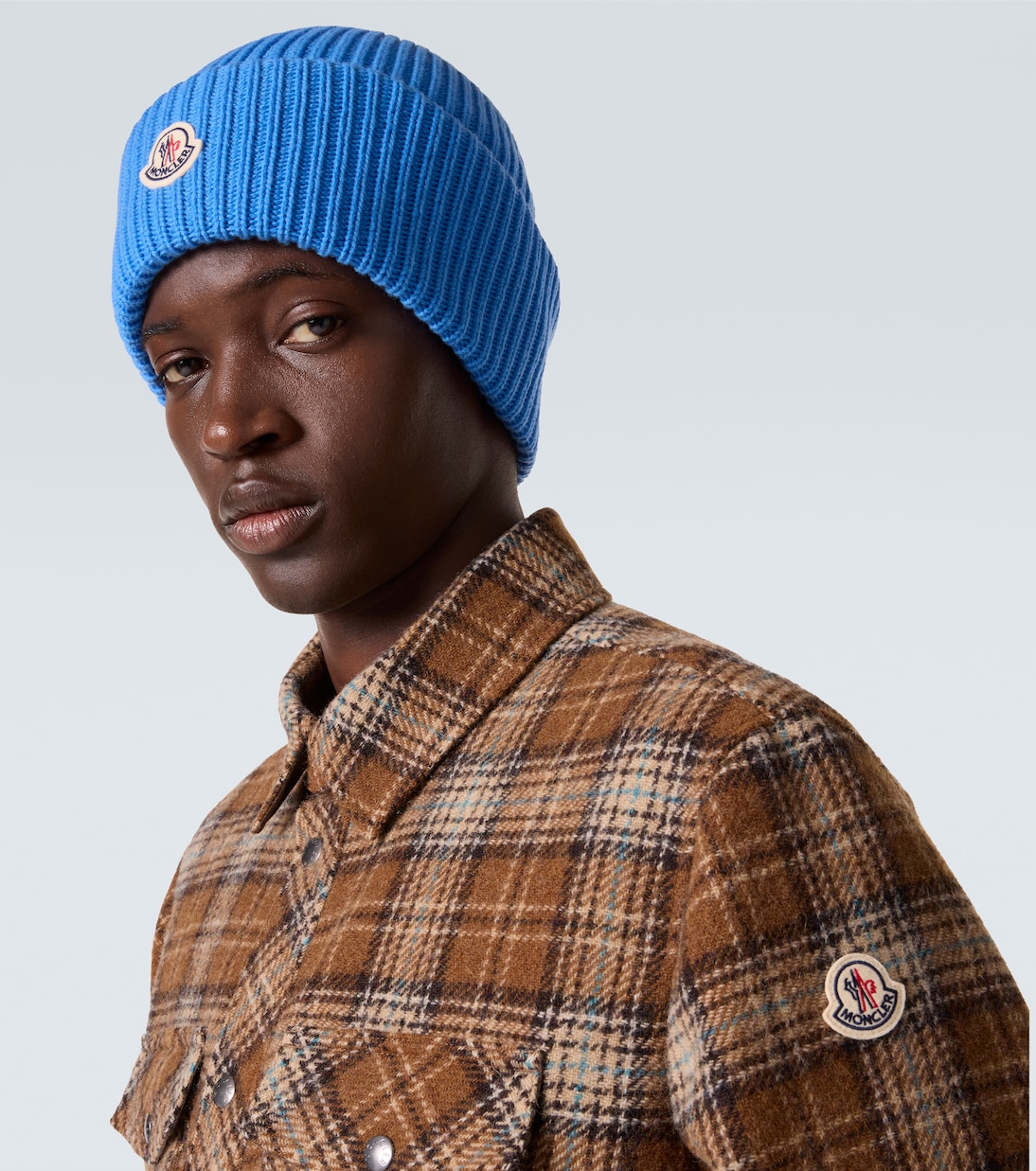 Bonnet en laine et cachemire à logo | Moncler