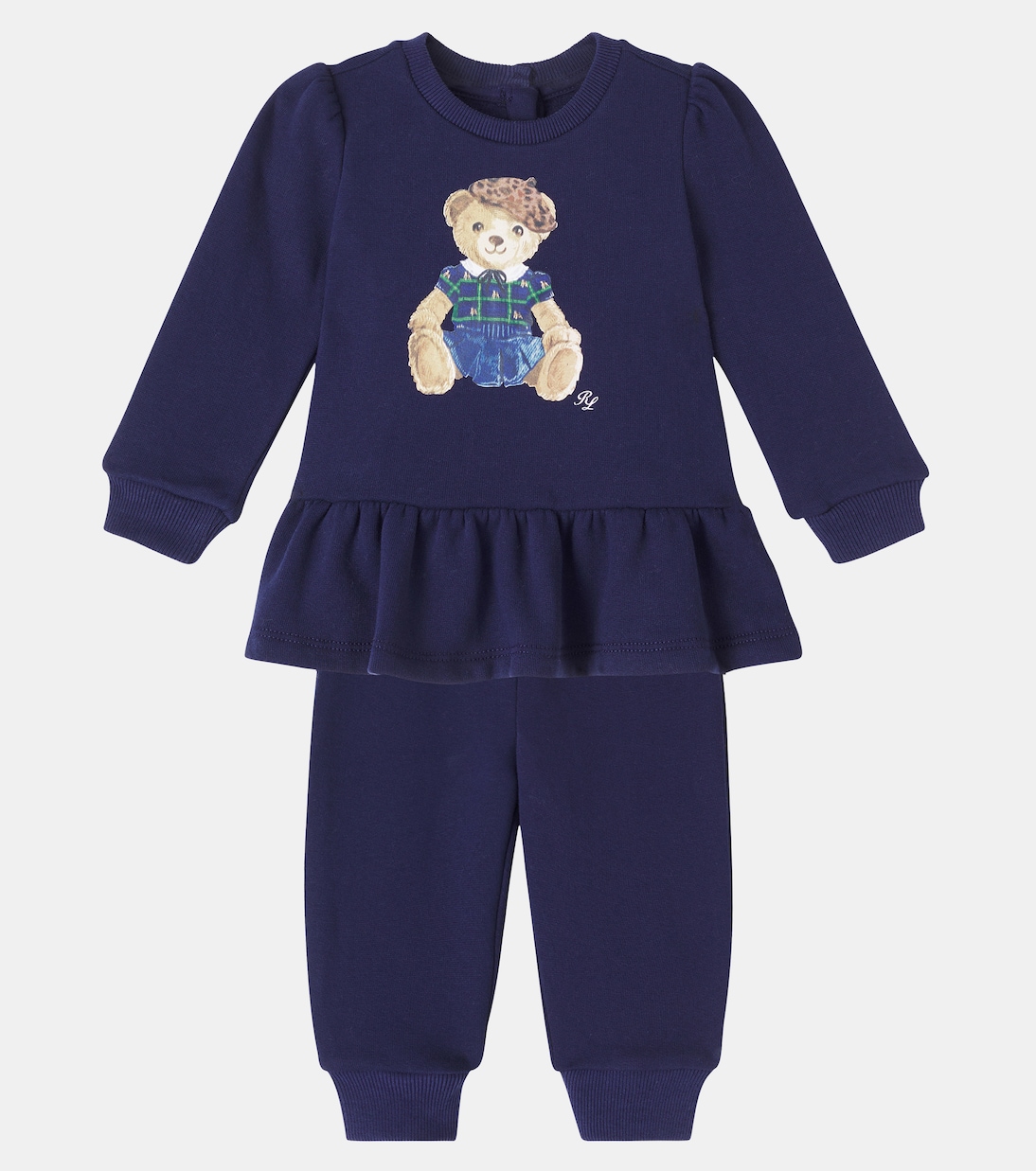 Baby cotton-blend top and sweatpants | Polo Ralph Lauren Kids
