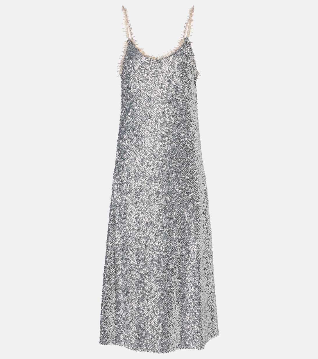 Robe midi à sequins | Rabanne