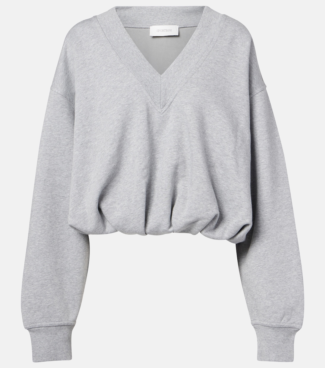سويت شيرت من القطن الجيرسيه المخلوط Colleg | Sportmax