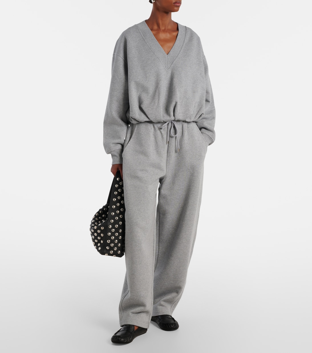 سويت شيرت من القطن الجيرسيه المخلوط Colleg | Sportmax