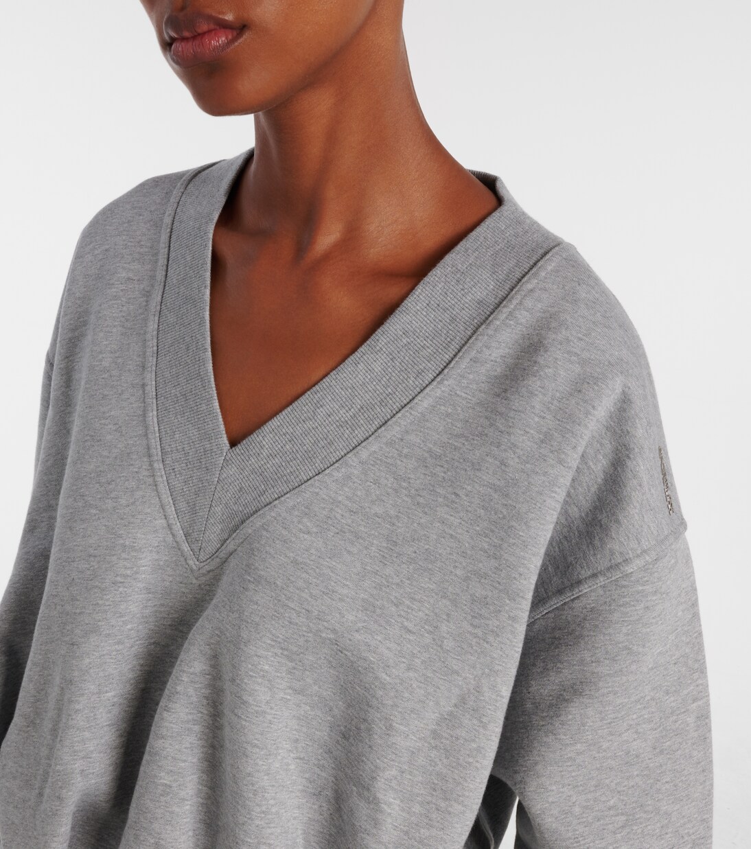 سويت شيرت من القطن الجيرسيه المخلوط Colleg | Sportmax