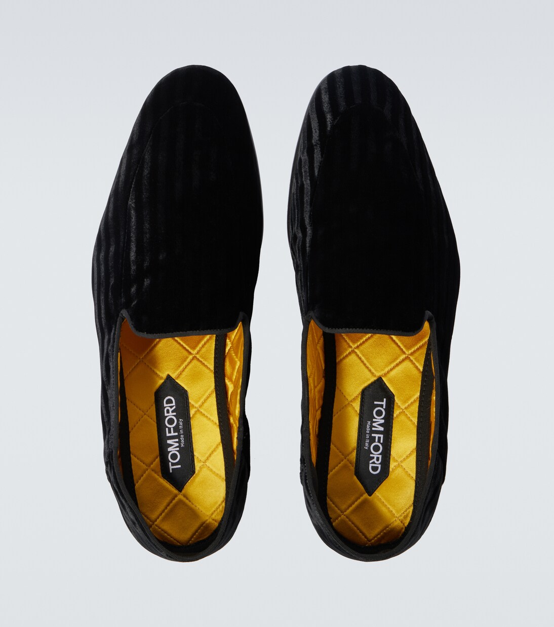 Steven striped velvet loafers | Tom Ford
