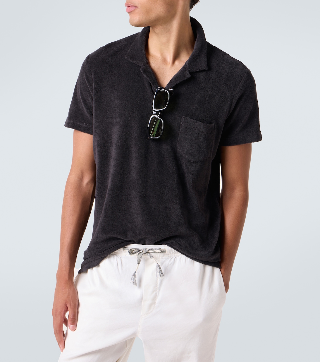 Cotton terry polo shirt | Orlebar Brown