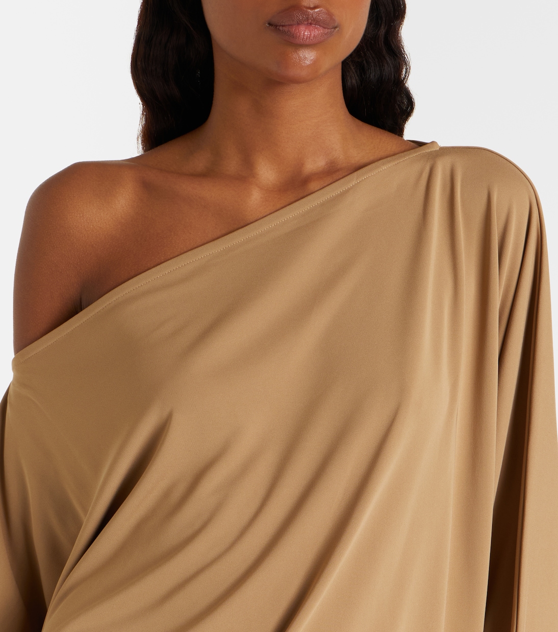 Cely asymmetric draped minidress | Aya Muse