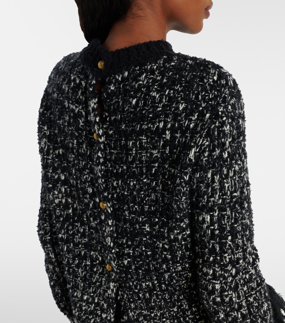 Fringed wool-blend cardigan | Moncler