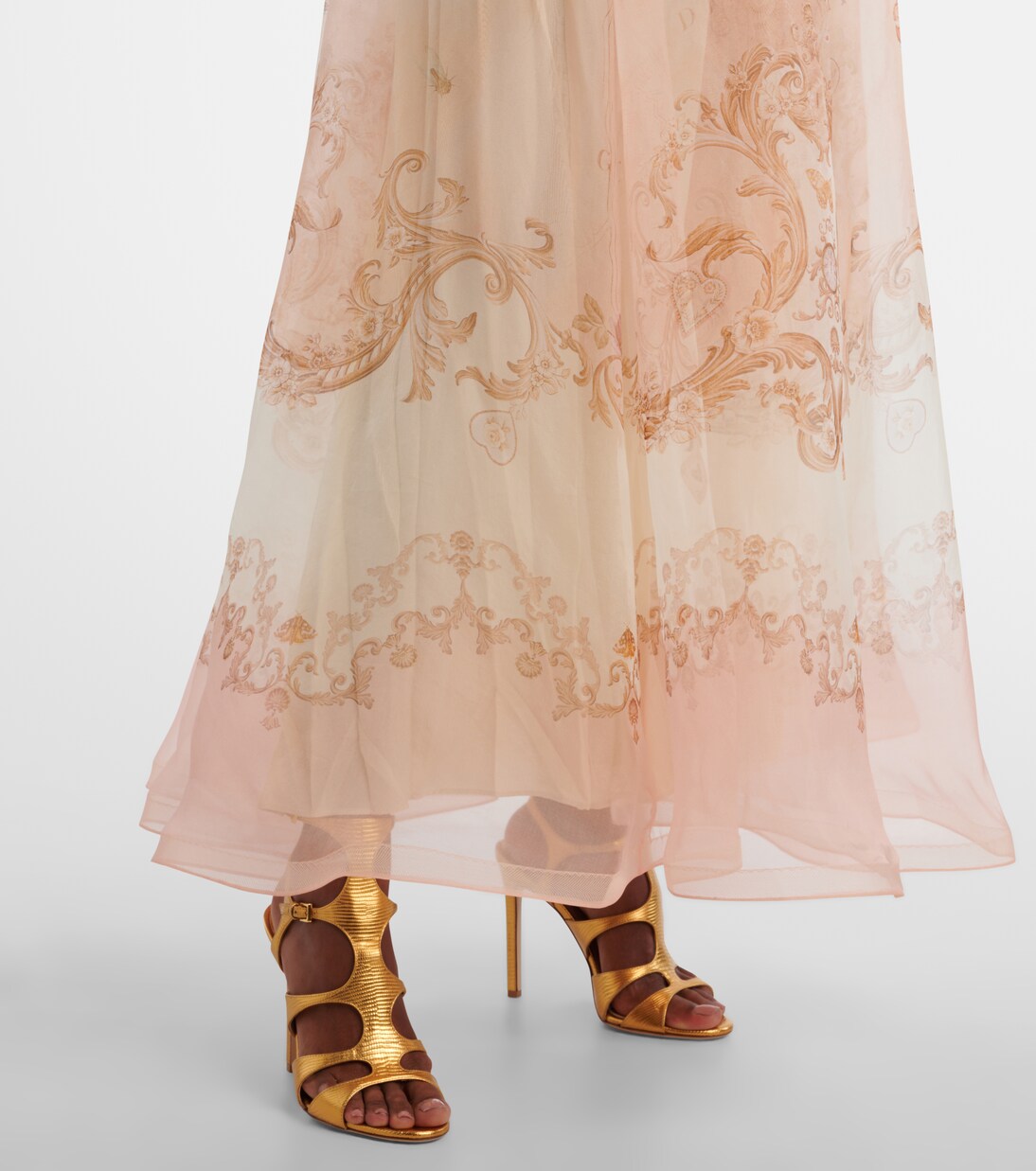 Hypnotic silk organza maxi skirt | Zimmermann