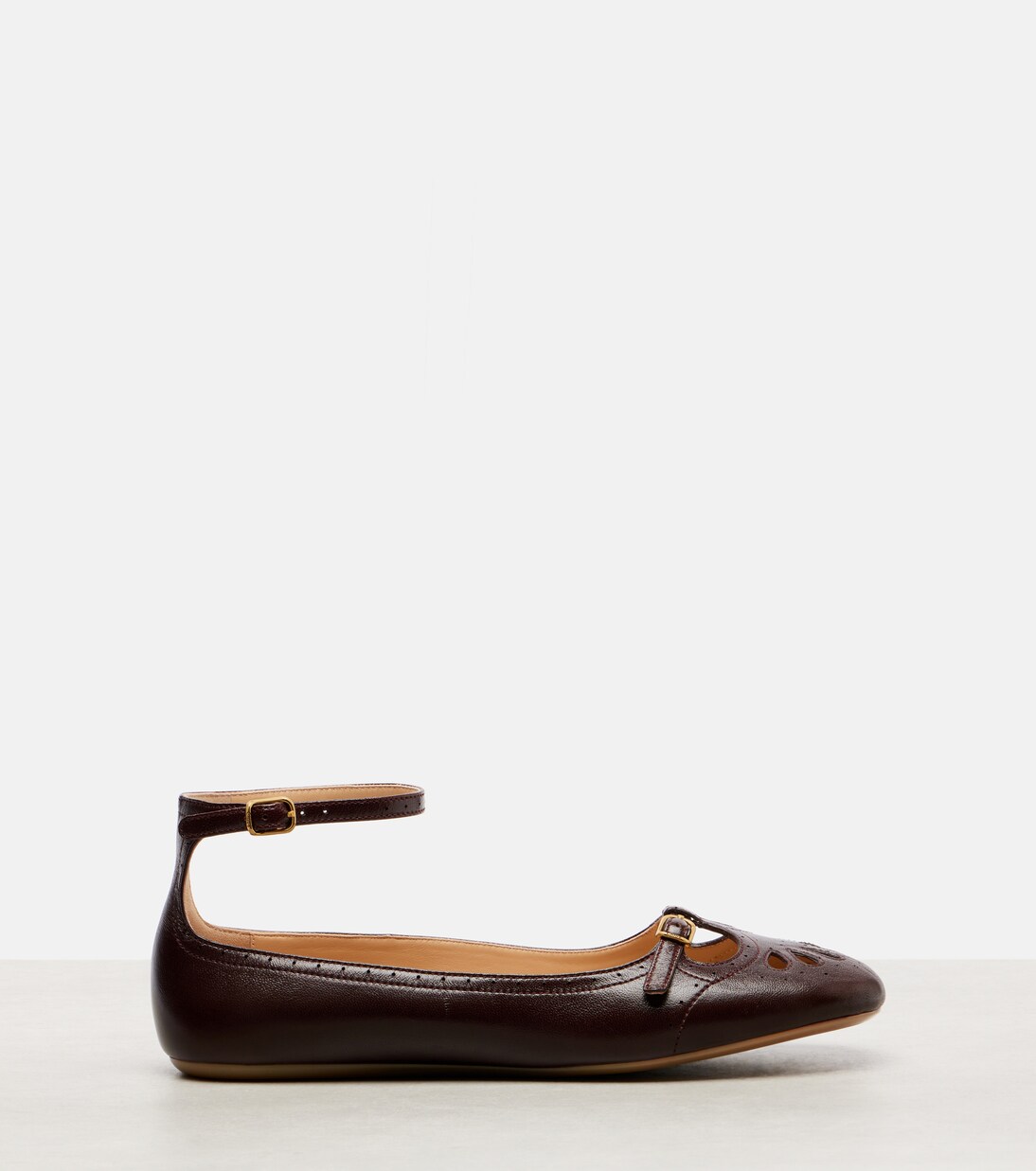 Misty leather ballet flats | Chloé