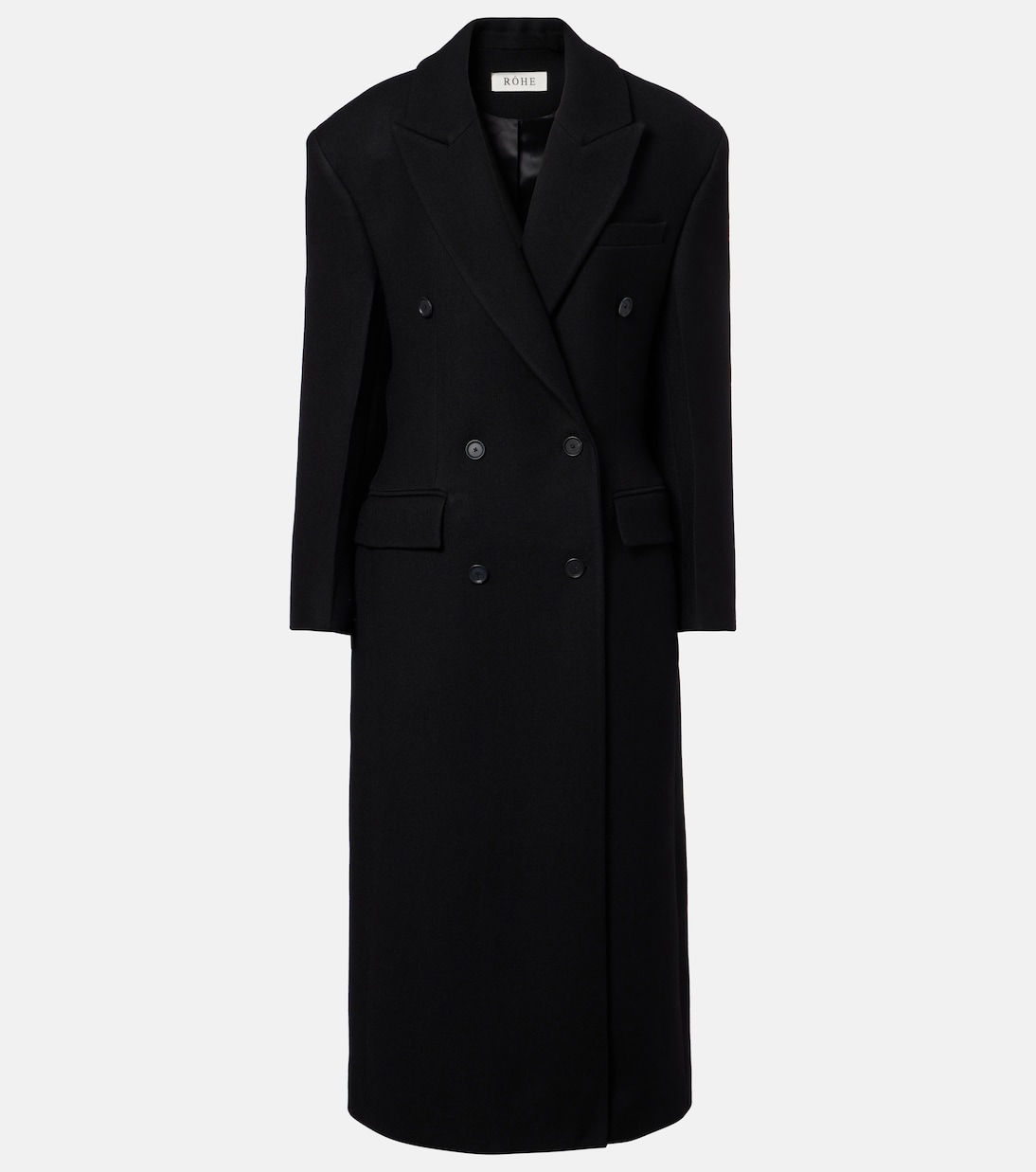 Cappotto doppiopetto in lana vergine | Róhe