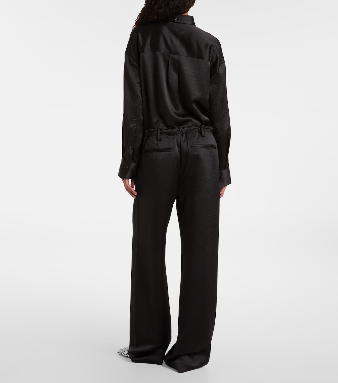 White Label Magnus crêpe wide-leg pants | Proenza Schouler