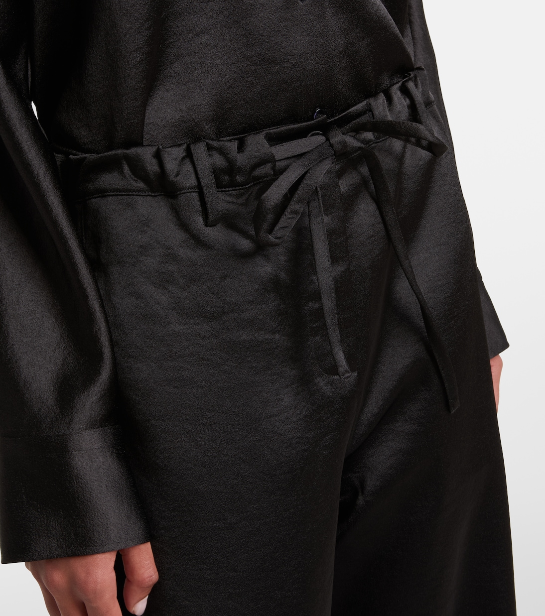 White Label Magnus crêpe wide-leg pants | Proenza Schouler