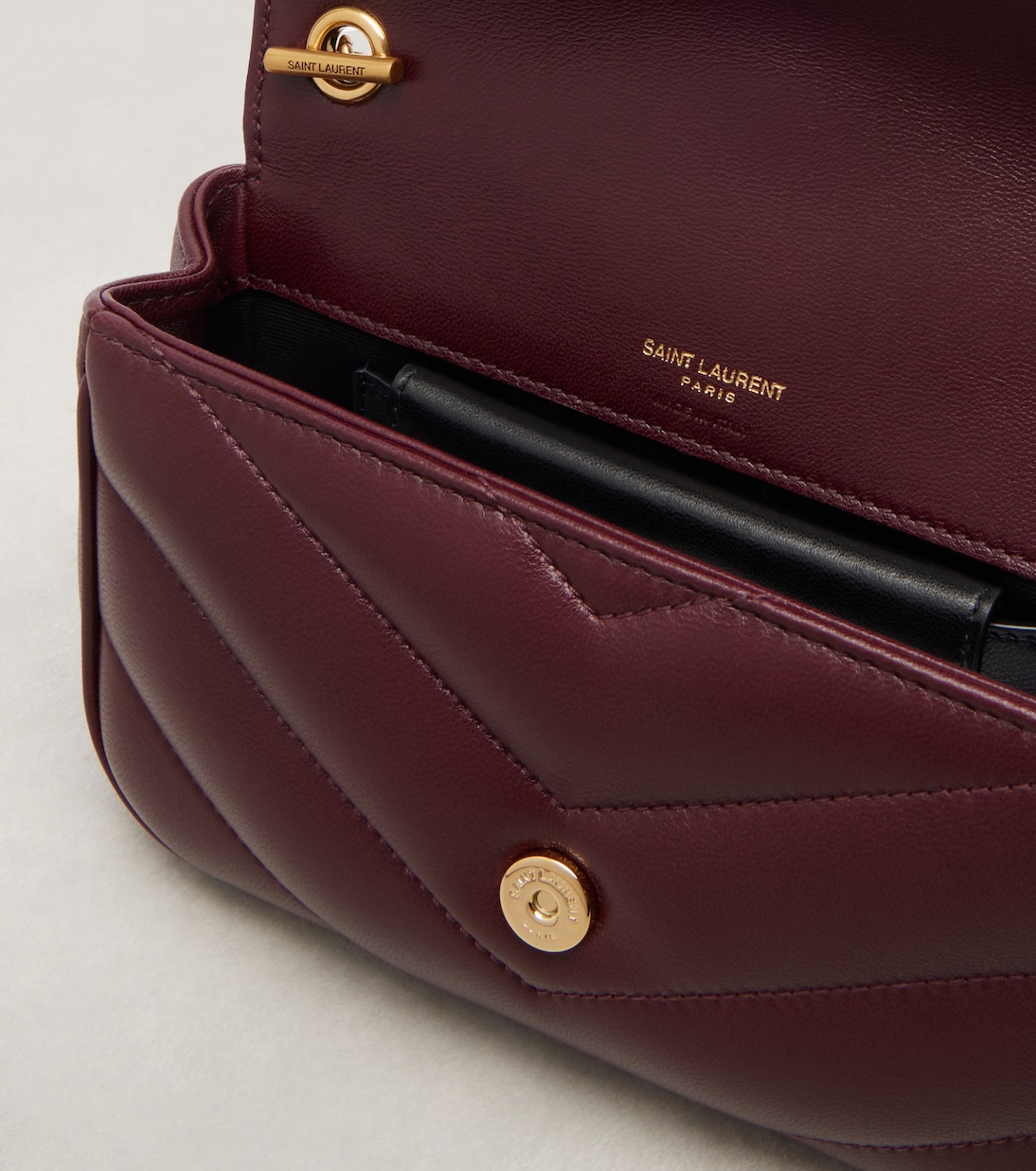 Sac à bandoulière Lou Lou Mini en cuir | Saint Laurent