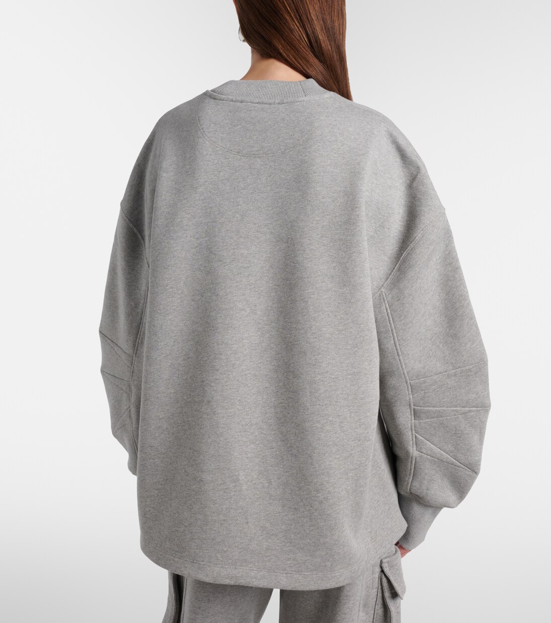 Oversize-Sweatshirt aus Baumwoll-Jersey | The Attico