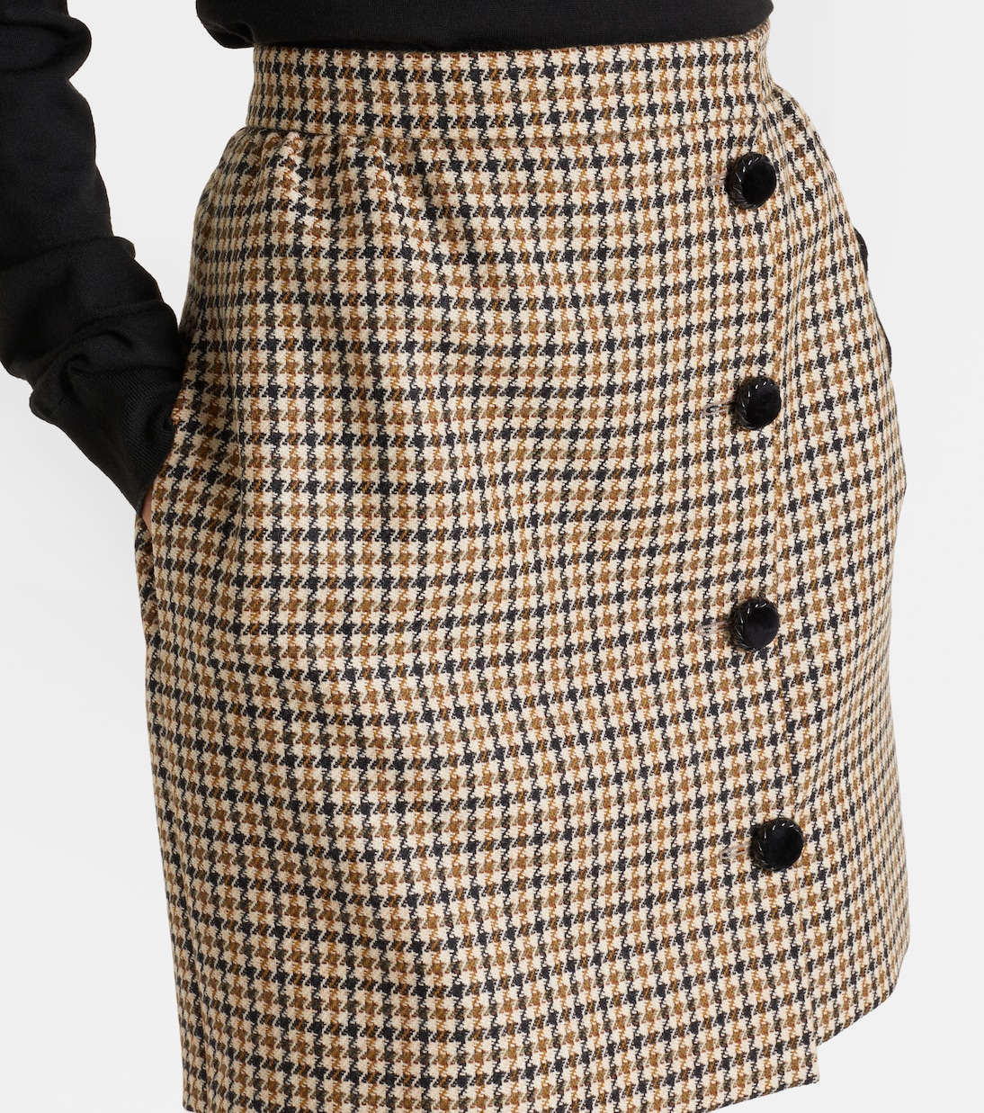 Minirock aus Schurwolle | Valentino