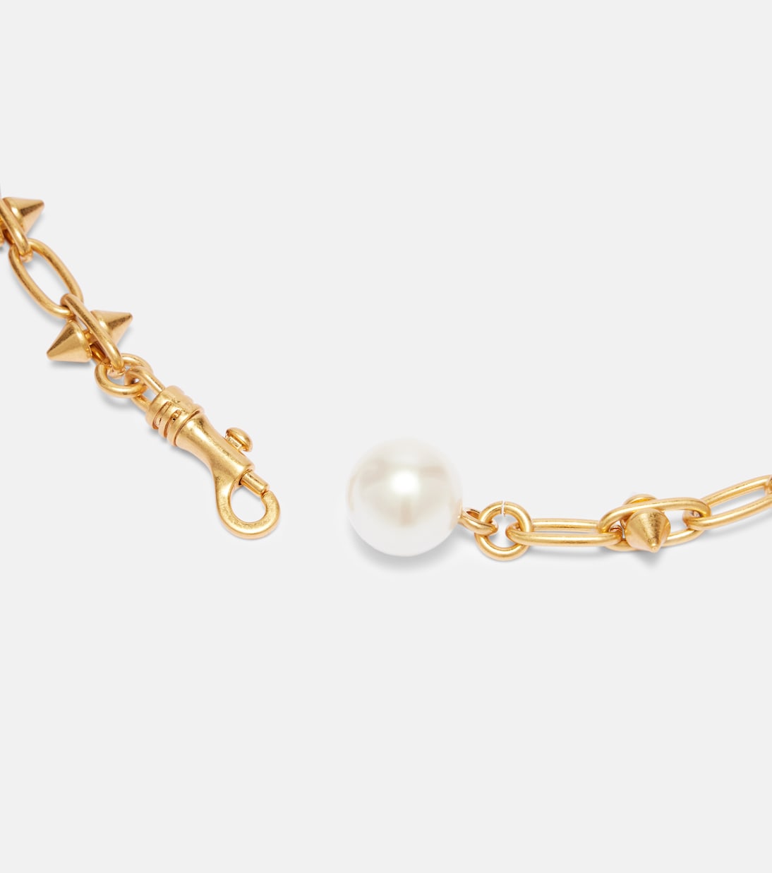 Faux pearl chain necklace | Pucci