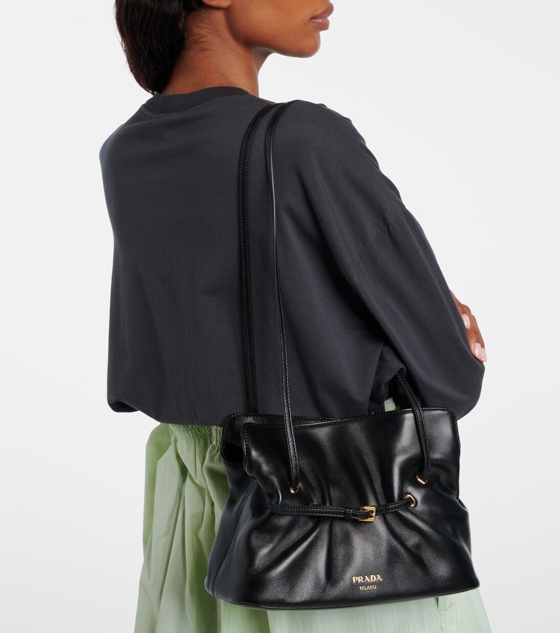 Dada Small leather shoulder bag | Prada