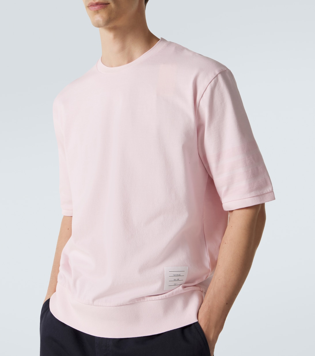 Camiseta 4-Bar de jersey de algodón | Thom Browne