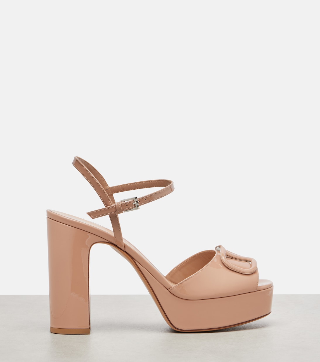 Plateausandalen VLogo Signature 115 aus Leder | Valentino Garavani