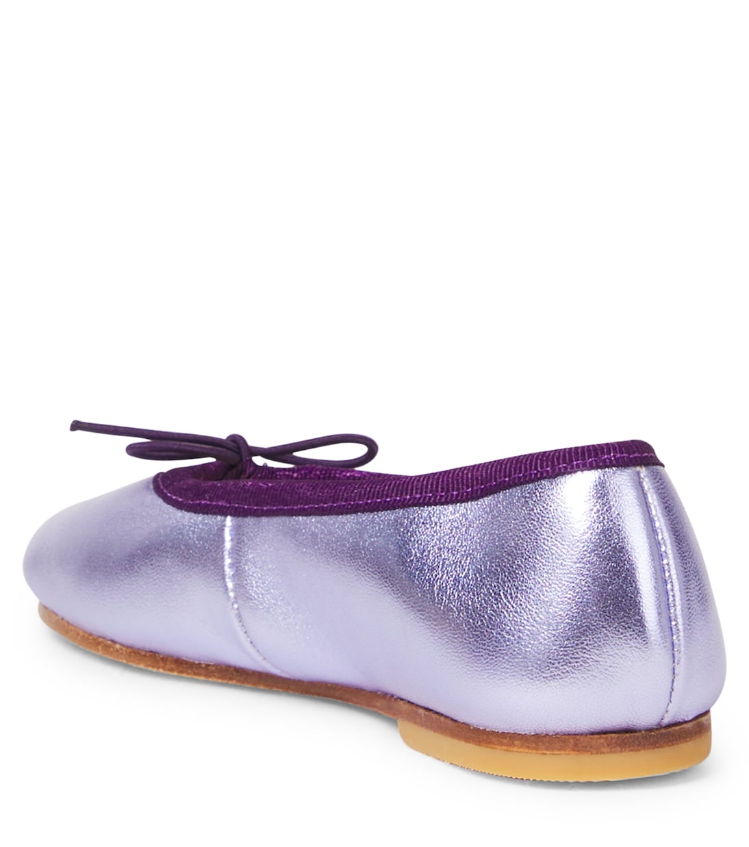 Lisa metallic leather ballet flats | Bonpoint