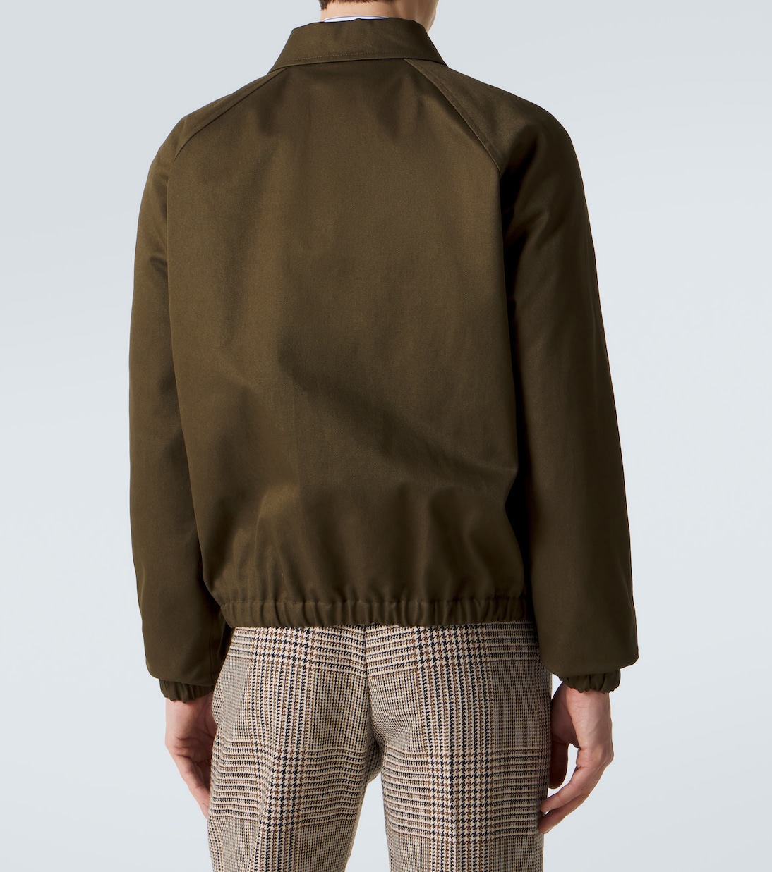 VGold cotton gabardine blouson jacket | Valentino