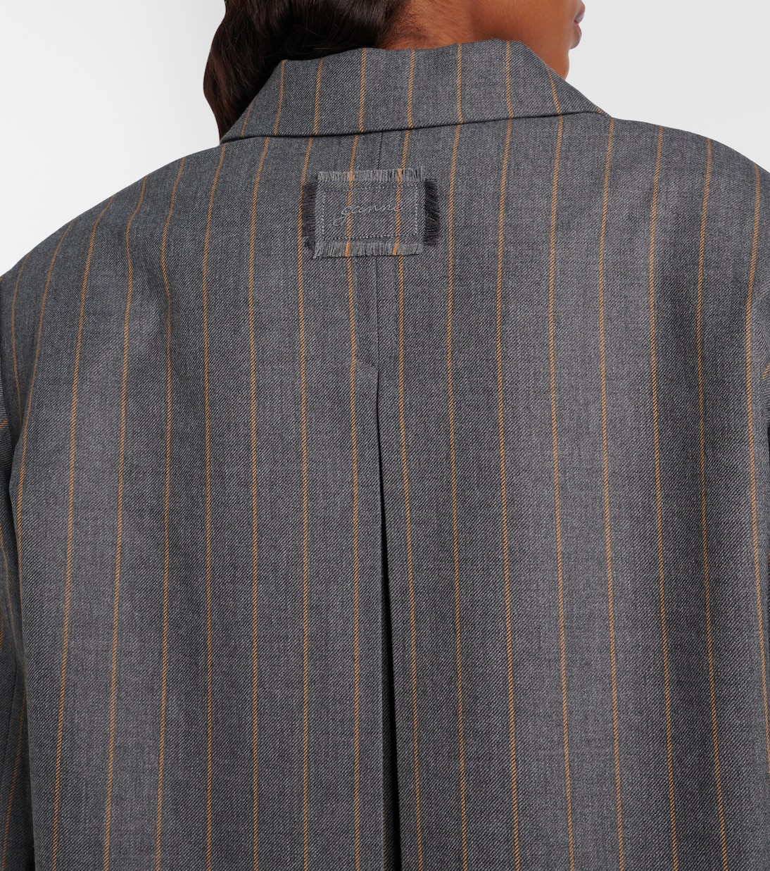 Pinstripe blazer | Ganni