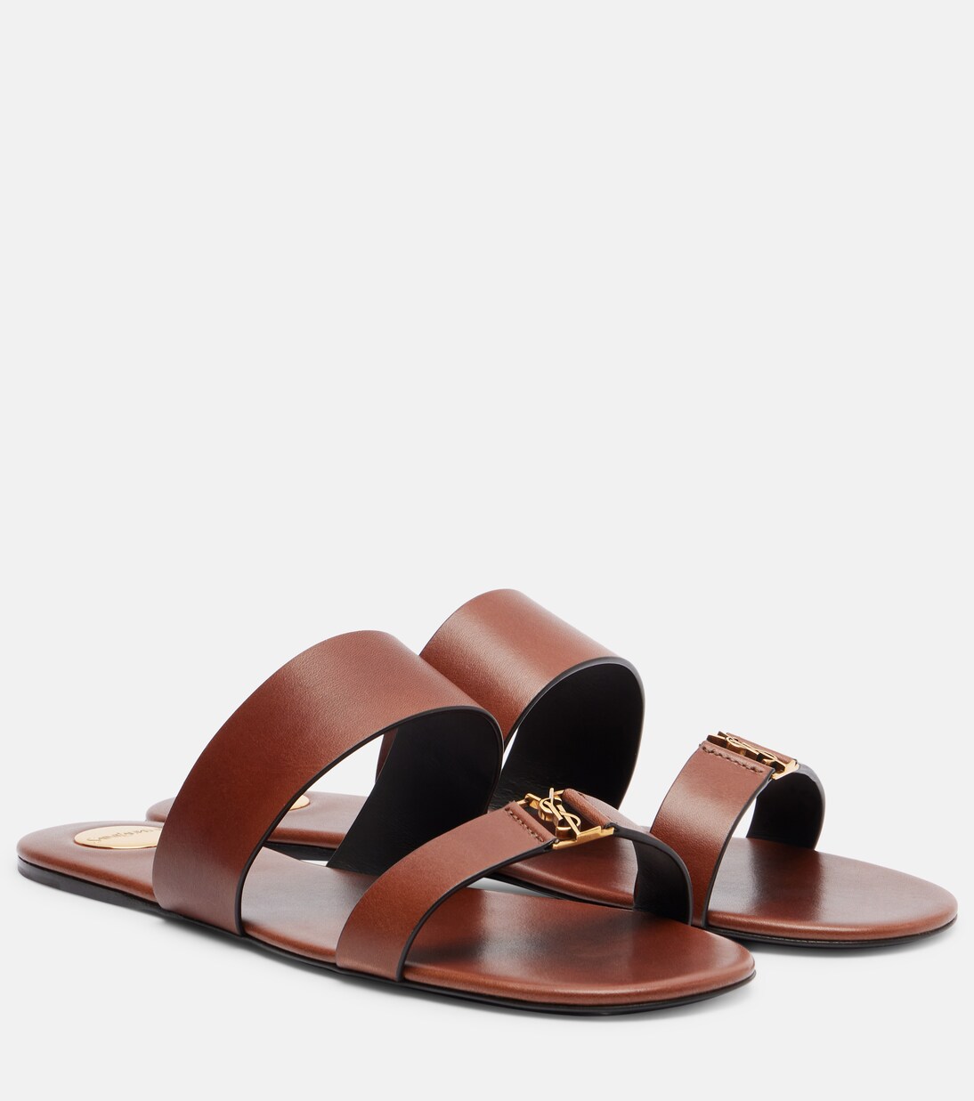 Cassandre leather sandals | Saint Laurent