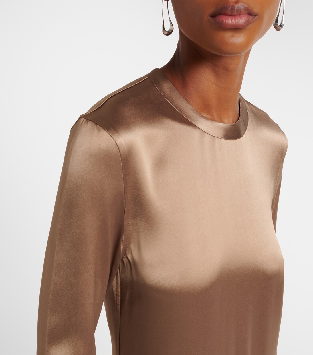 Satin maxi dress | Toteme