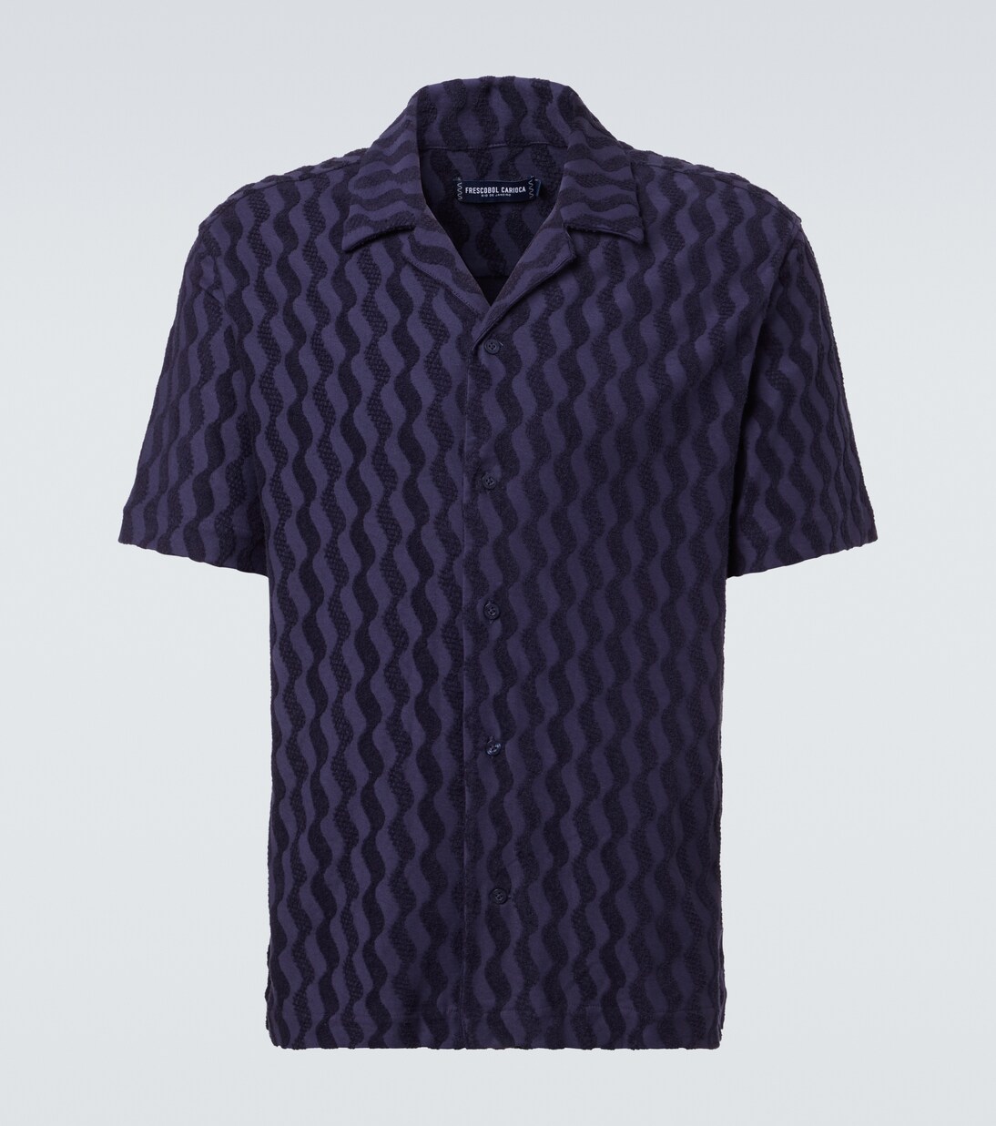 Roberto cotton-blend terry cuban shirt | Frescobol Carioca