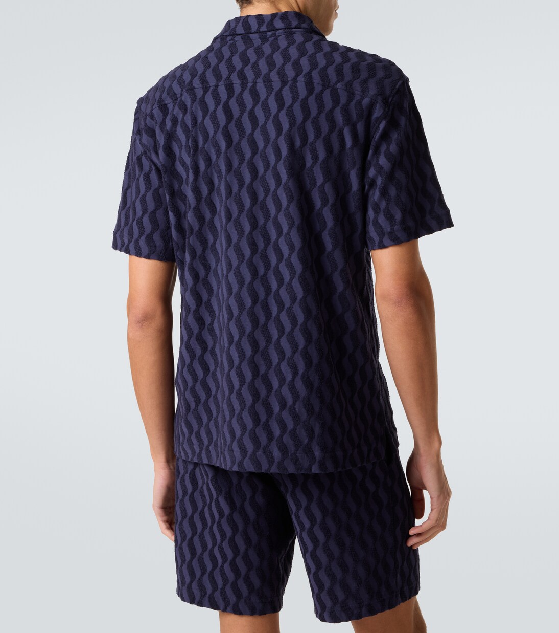 Roberto cotton-blend terry cuban shirt | Frescobol Carioca