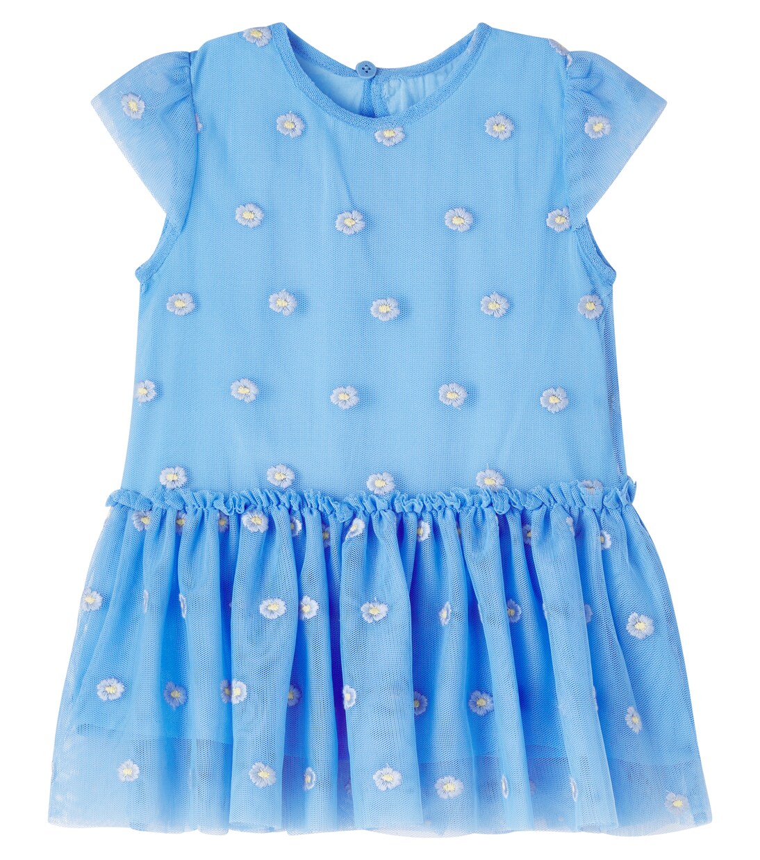 Baby Flower embroidered tulle dress | Stella McCartney Kids