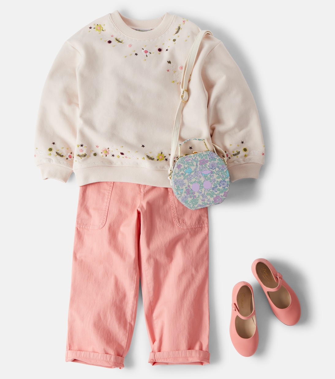 Looping cotton pants | Bonpoint