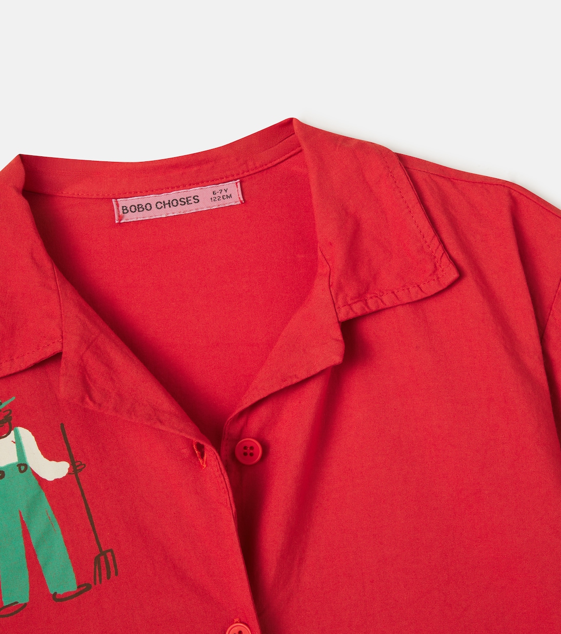 Printed cotton shirt | Bobo Choses