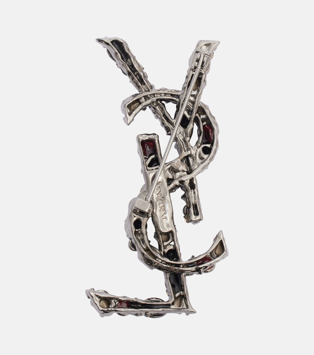 Brosche Cassandre mit Kristallen | Saint Laurent