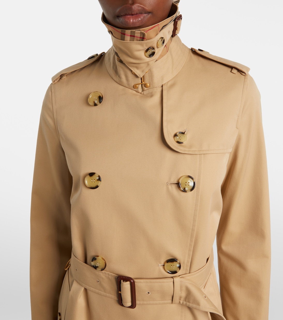 Cotton gabardine trench coat | Burberry