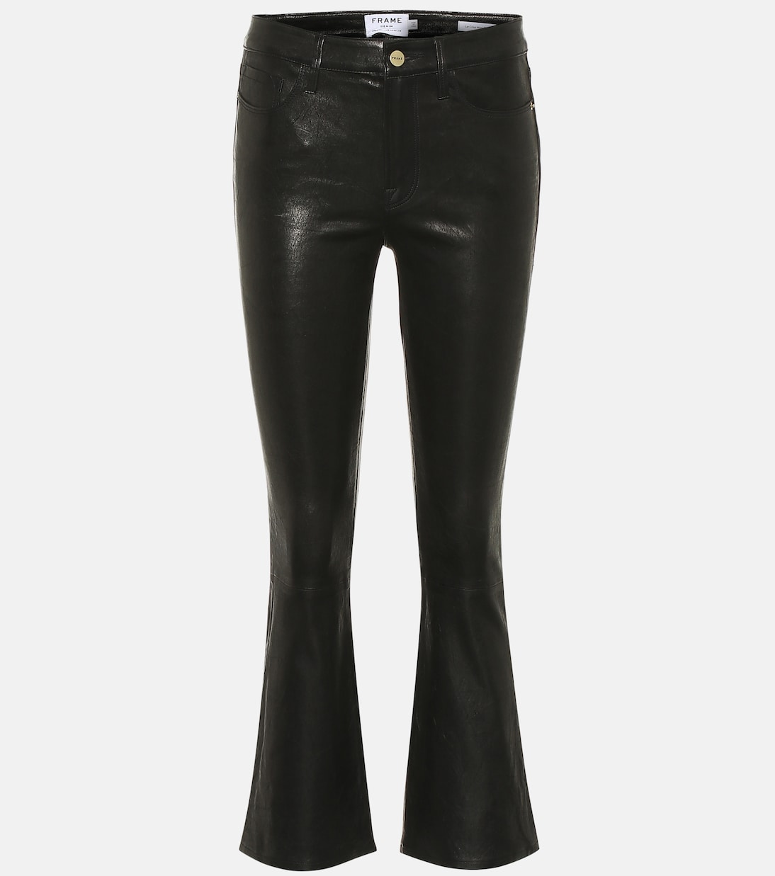 Jeans Le Crop Mini Boot aus Leder | Frame
